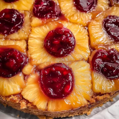 Cranberry Pineapple Upside Down Cake