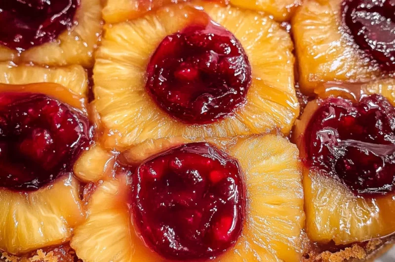 Cranberry Pineapple Upside Down Cake