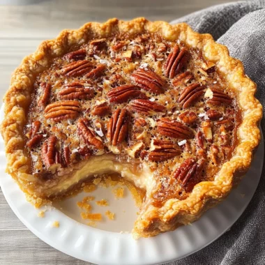 Cream of Coconut Pecan Pie