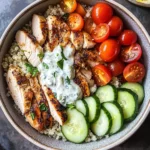 Creamy Chicken Bowls with Feta Sauce