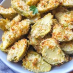 Crispy Parmesan Artichoke Hearts