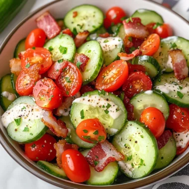 Cucumber Tomato Salad