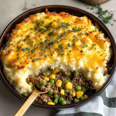 Easy Rustic Shepherd's Pie with The Cheesiest Mashed Potatoes