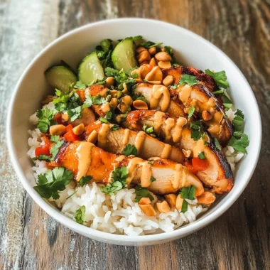 Easy Sweet Chili Chicken Bowl Recipe