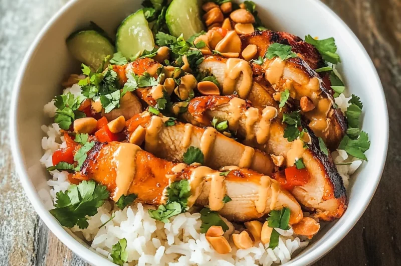 Easy Sweet Chili Chicken Bowl Recipe