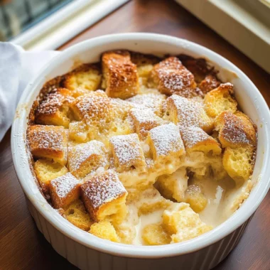 Eggnog Bread Pudding