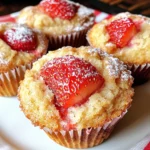 Fresh Strawberry Muffins