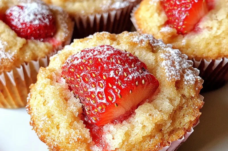Fresh Strawberry Muffins