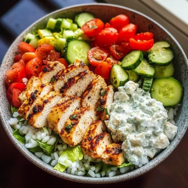 Greek Chicken Bowls