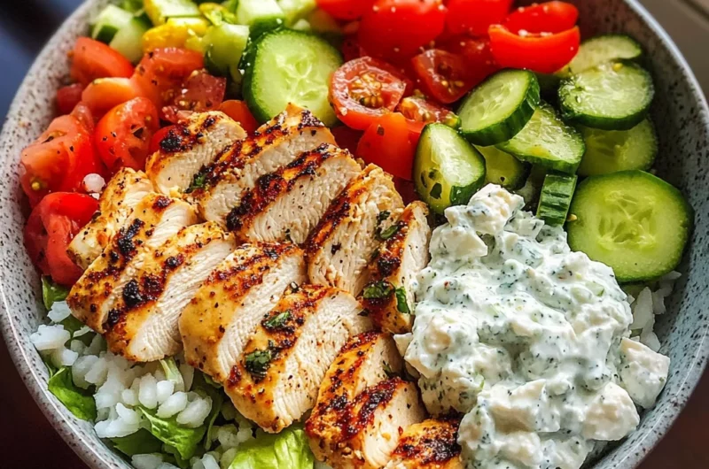 Greek Chicken Bowls