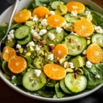 Irish Flag Clementine Cucumber Salad