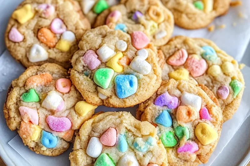 Lucky charms cookies