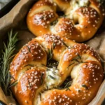 Mozzarella Stuffed Soft Pretzels