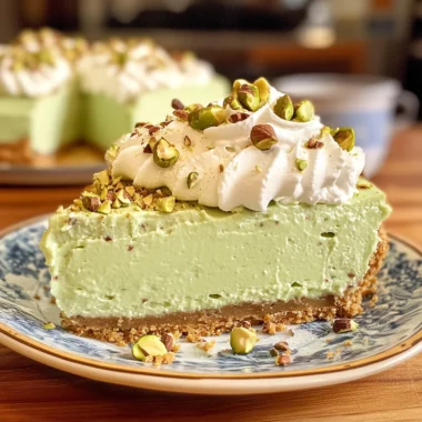 No-Bake Pistachio Cheesecake