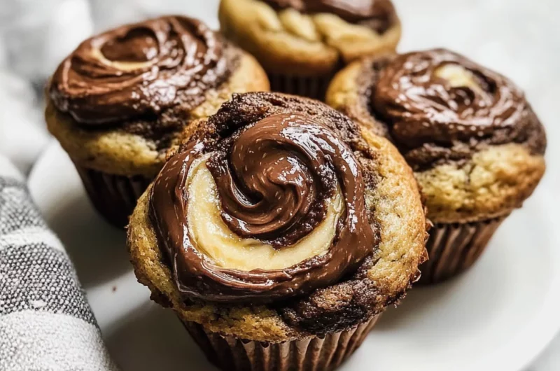 Nutella Banana Muffins