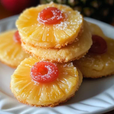 Pineapple Upside Sugar Cookies