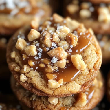 Salted Caramel Crunch Cookies