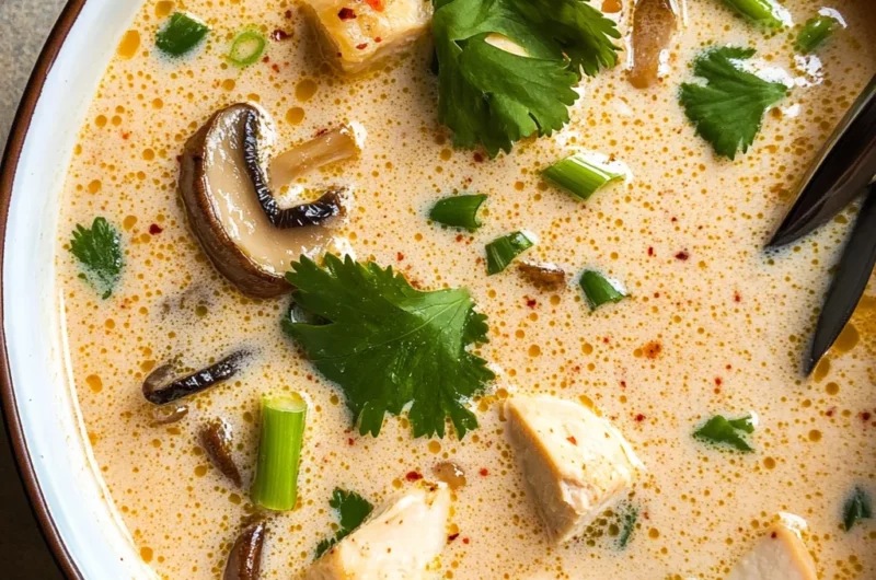 Slow Cooker Tom Kha Soup Recipe