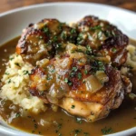 Smothered Chicken Thighs Gravy