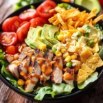 Southwest Chicken Cobb Salad with Chipotle Lime Dressing