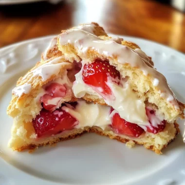 Strawberries and Cream Scones