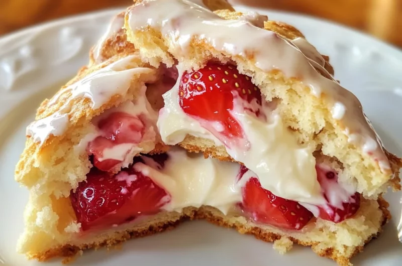 Strawberries and Cream Scones