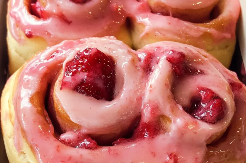 Strawberry Cinnamon Rolls