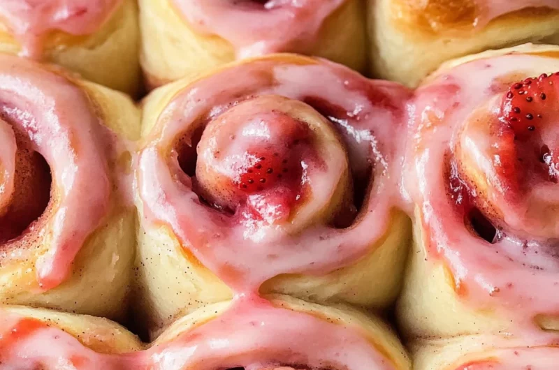 Strawberry Cinnamon Rolls
