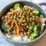 Teriyaki Turkey Rice Bowl