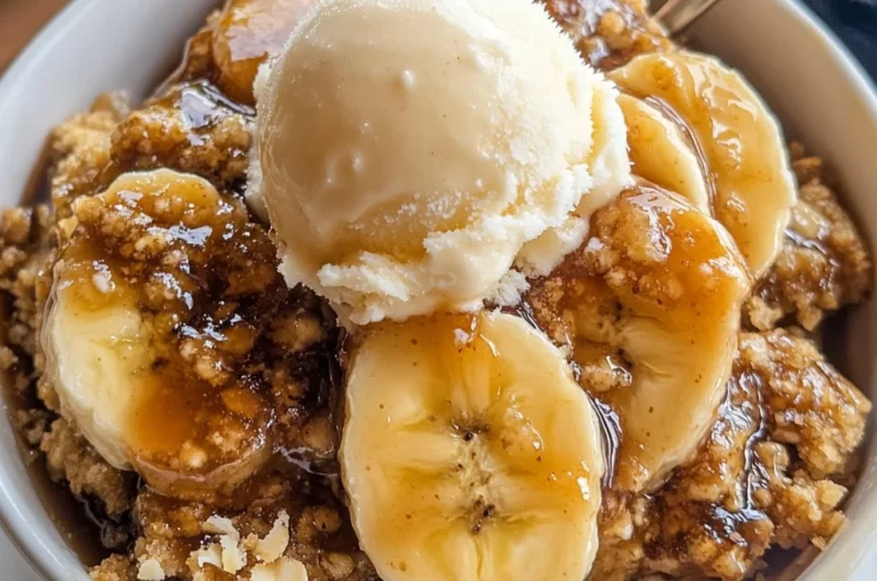 Bananas Foster Crisp