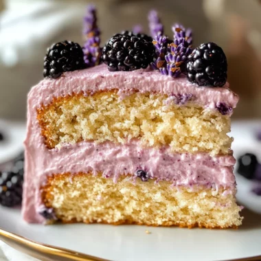 Blackberry Lavender Cake