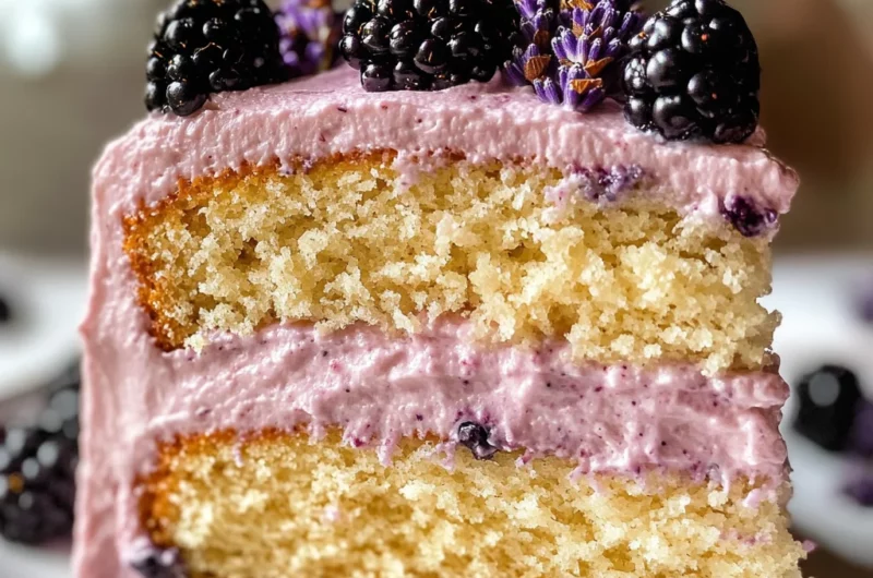 Blackberry Lavender Cake