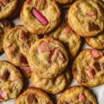 Brown Sugar Rhubarb Cookies
