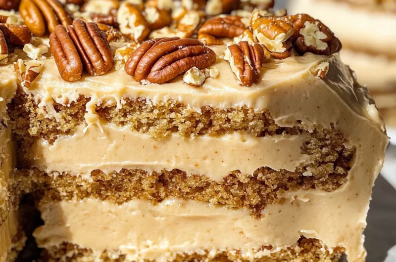 Butterscotch Crunch Cake