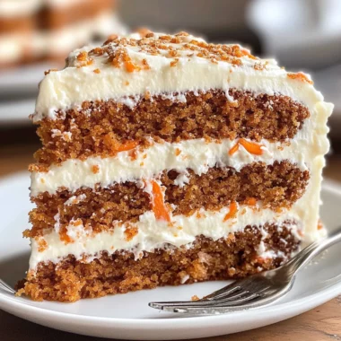 Carrot Cake Recipe with Cream Cheese Frosting