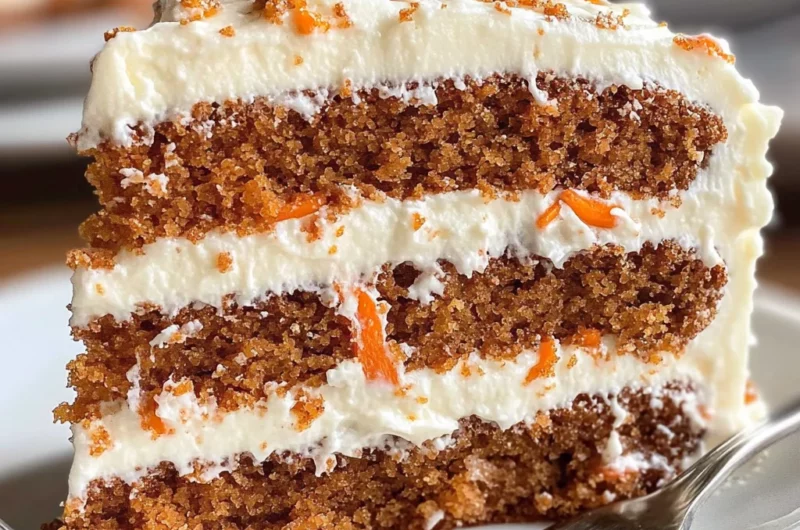 Carrot Cake Recipe with Cream Cheese Frosting