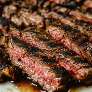Charred and Juicy Marinated Skirt Steak