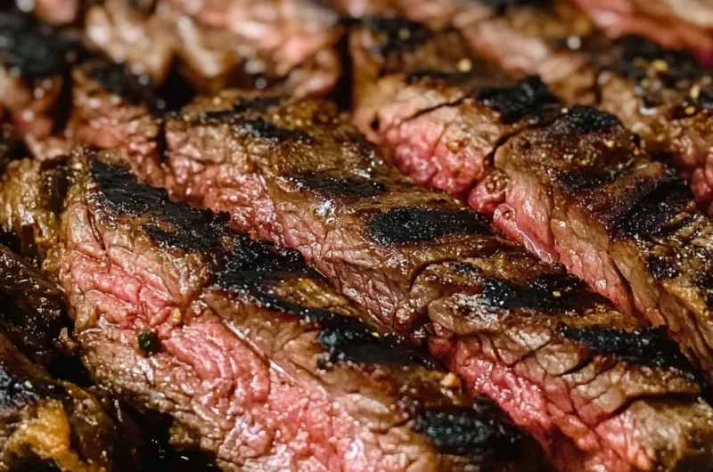 Charred and Juicy Marinated Skirt Steak