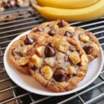 Chewy Banana Bread Chocolate Chip Cookies