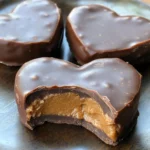 Chocolate Peanut Butter Valentine’s Heart