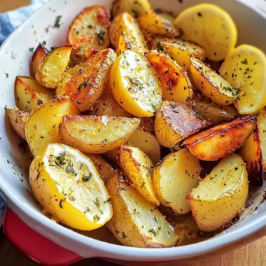 Classic Greek Lemon Potatoes