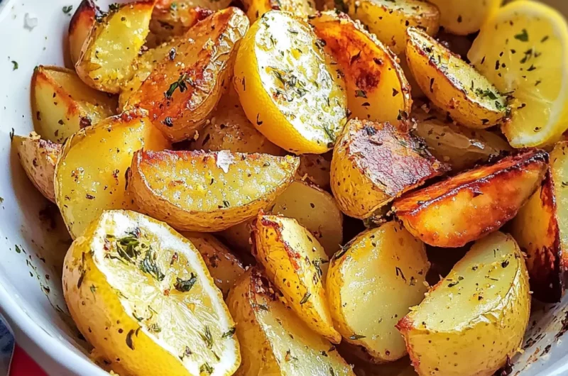 Classic Greek Lemon Potatoes