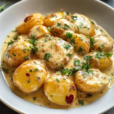Creamy Baby Potatoes Recipe
