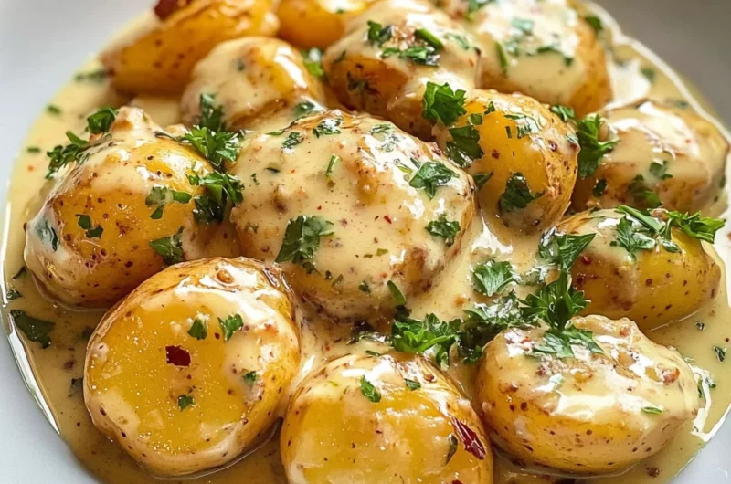 Creamy Baby Potatoes Recipe