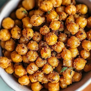 Crispy Air Fryer Ranch Chickpeas