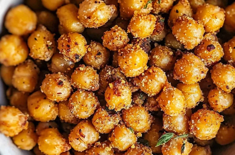 Crispy Air Fryer Ranch Chickpeas