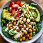 Crispy Chili Lime Garbanzo Beans Salad