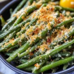 Crispy Garlic Parmesan Green Beans