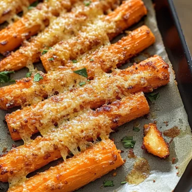 Crispy Parmesan Carrots