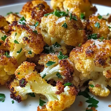 Crispy Roasted Cauliflower